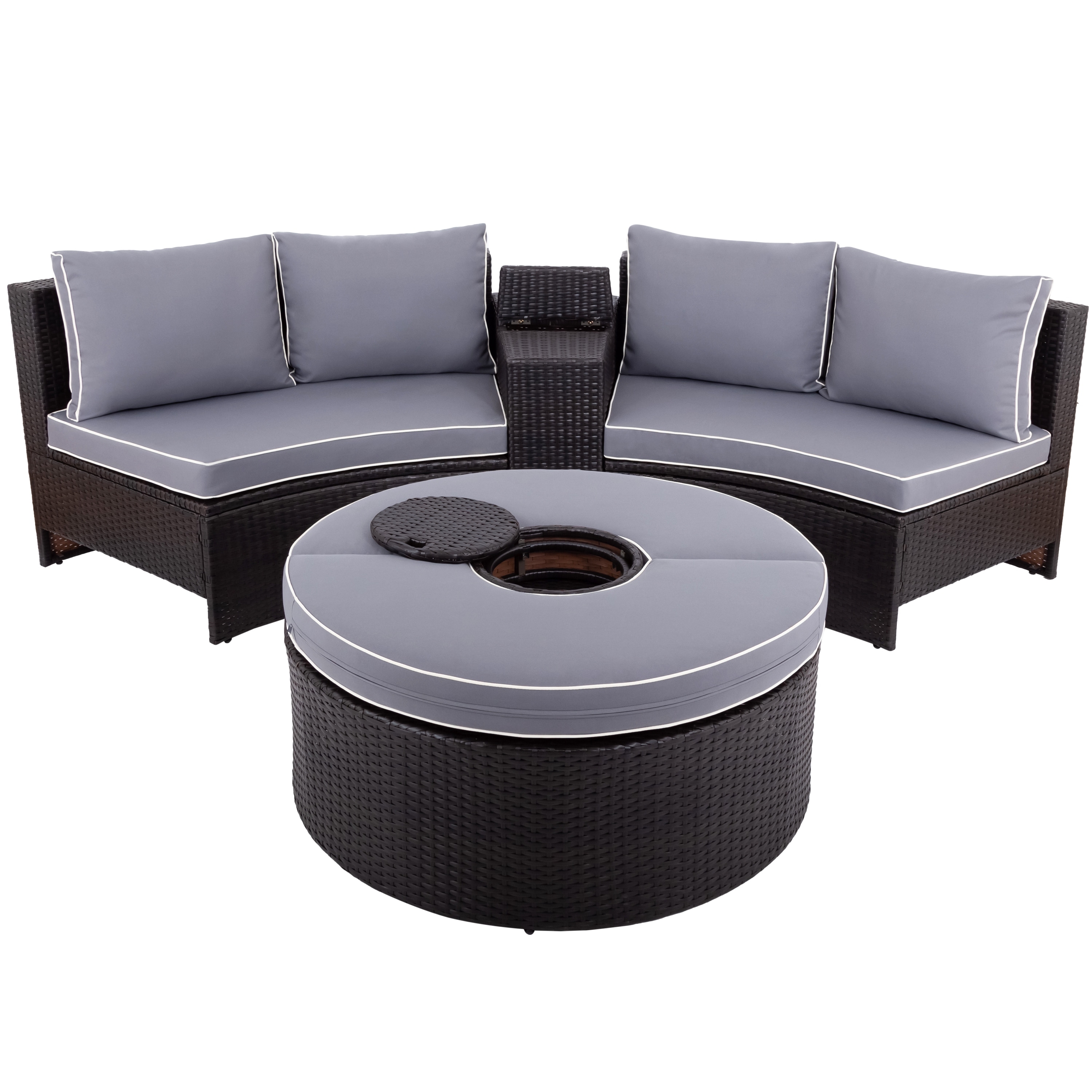 Maze rattan hotsell lyon sofa set