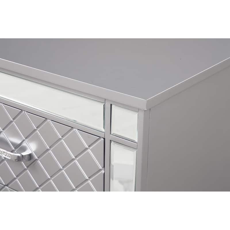 Livorno Gunmetal 6-Drawer 62 in. W Dresser