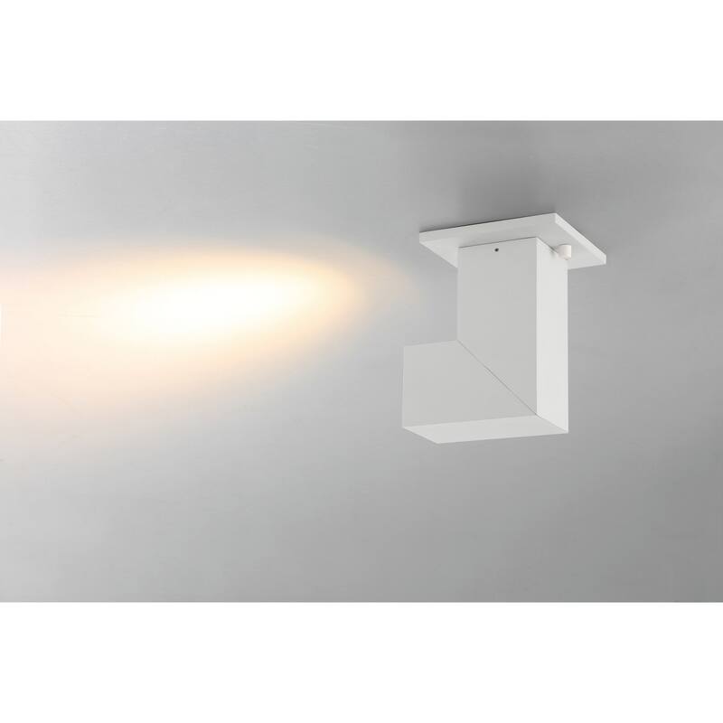 Access Lighting Transformer Adjustable LED Spotlight - Square - White - 120-277V