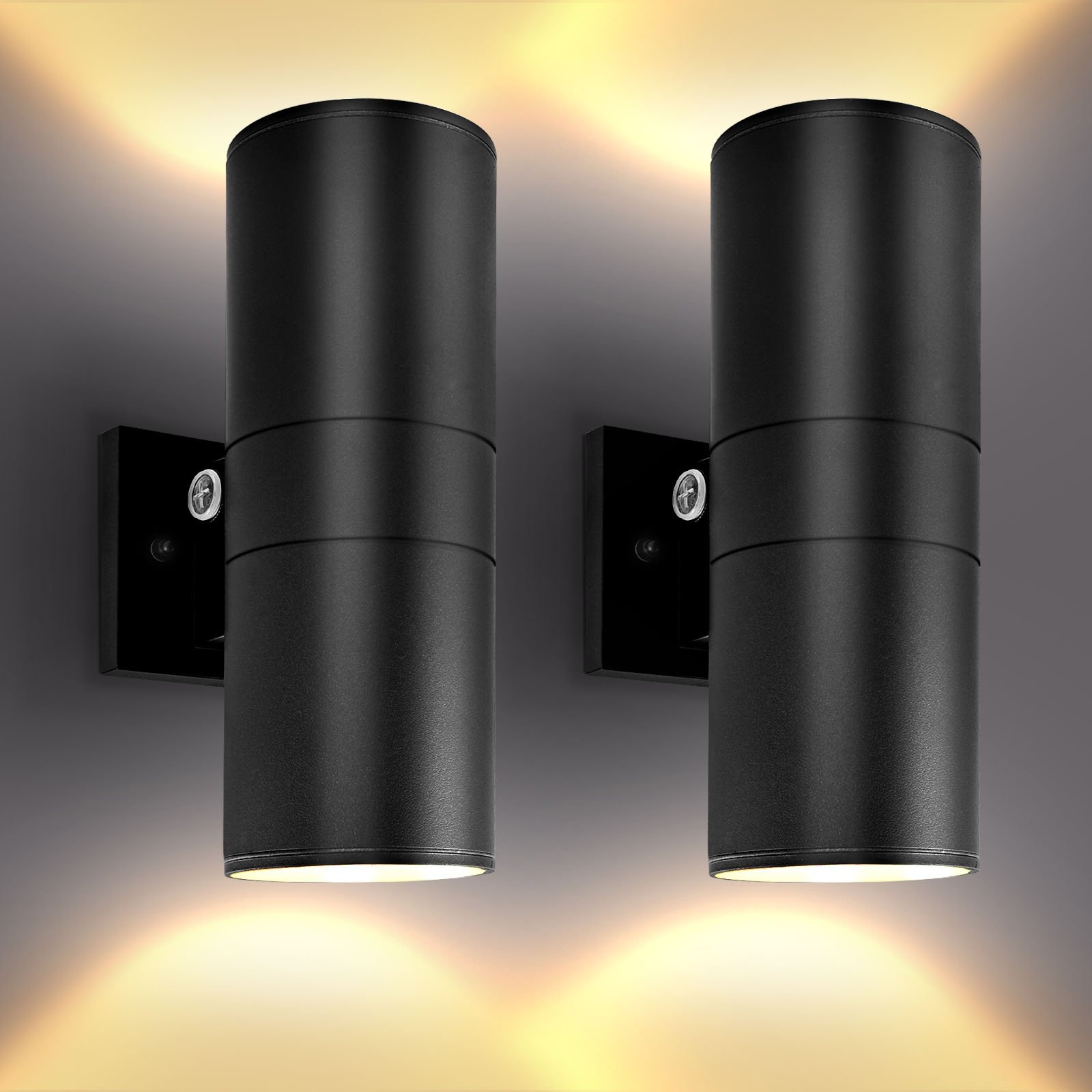 Zinc up and down wall light hotsell