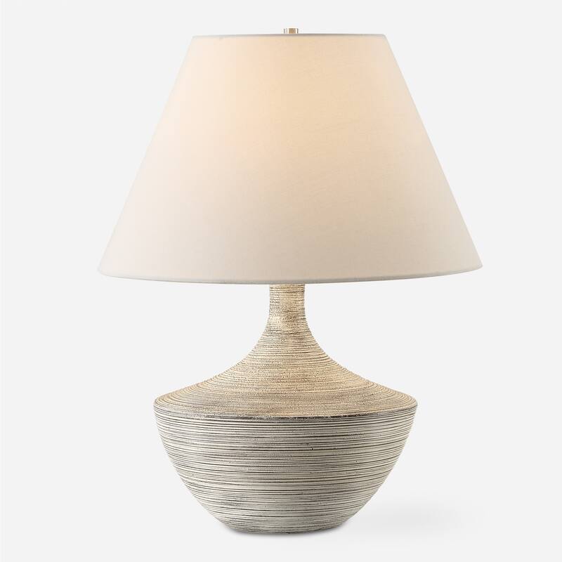 Uttermost Carafe Ceramic Table Lamp - 20.5" H X 16" W X 16" D