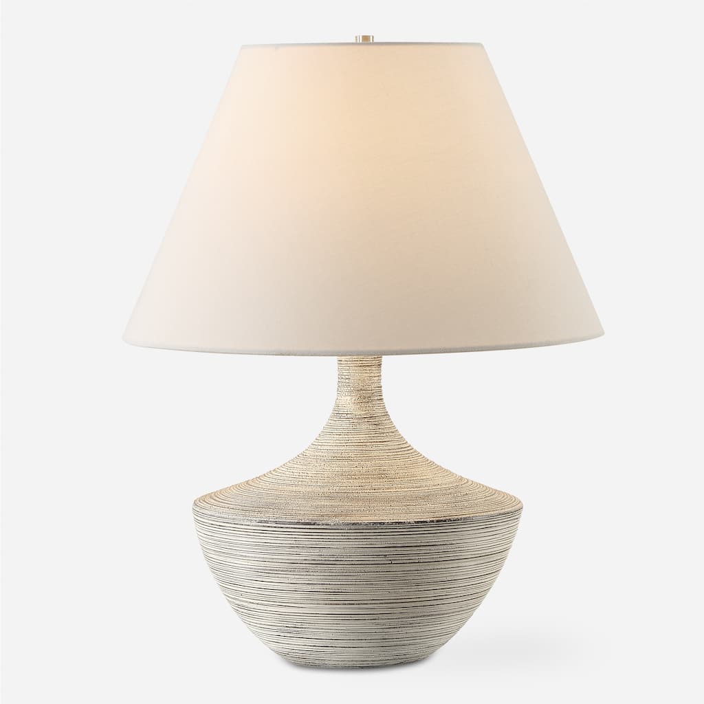 Uttermost Carafe Ceramic Table Lamp - 20.5" H X 16" W X 16" D