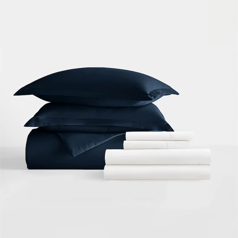 Simply Essential Dorm In A Bag Duvet, Sheet Set, Mattress Pad and Duvet Insert