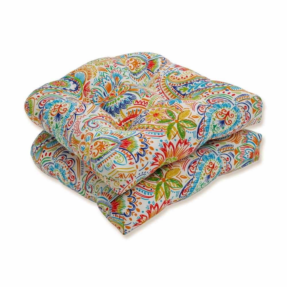 Pillow perfect hotsell wicker chair cushions