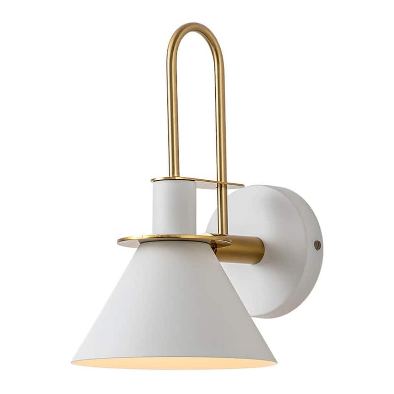 Mid-century Modern 1-Light Cone Wall Sconce - 7in Bedroom Light