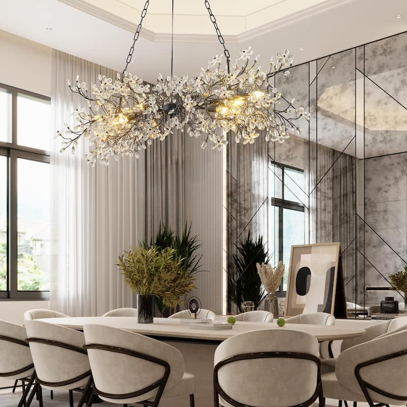 KAYLA D800/D1000/L1300 Tree Branch Chandelier Dining Pendant - Copper Color