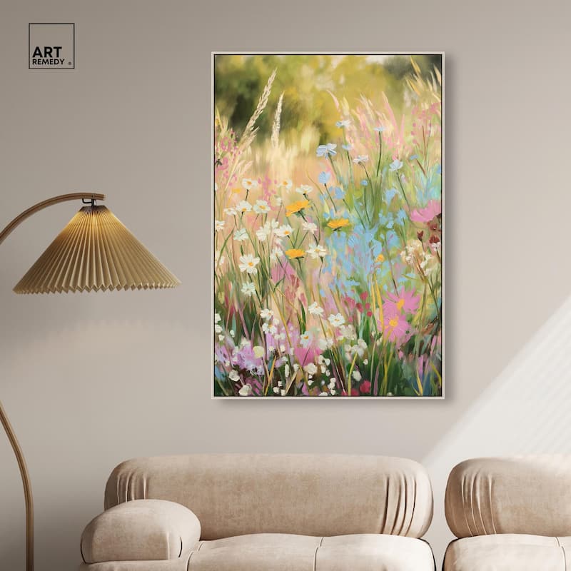 Floral Impressionism I Canvas by Art Remedy