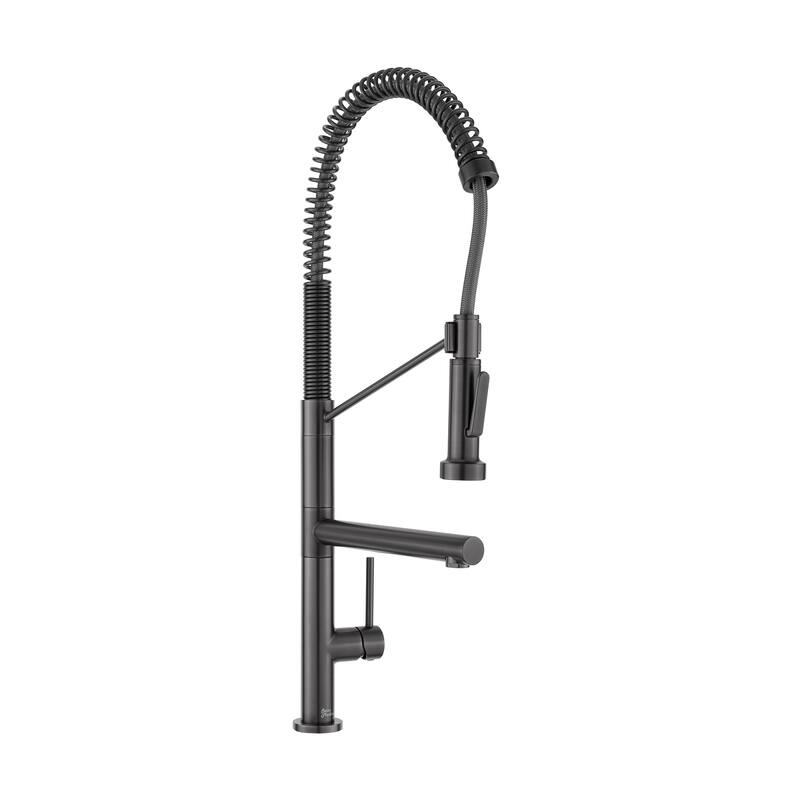 Swiss Madison SM-KF74 Nouvet 1.5 GPM Single Hole Pre-Rinse Pull Down - Gunmetal Grey