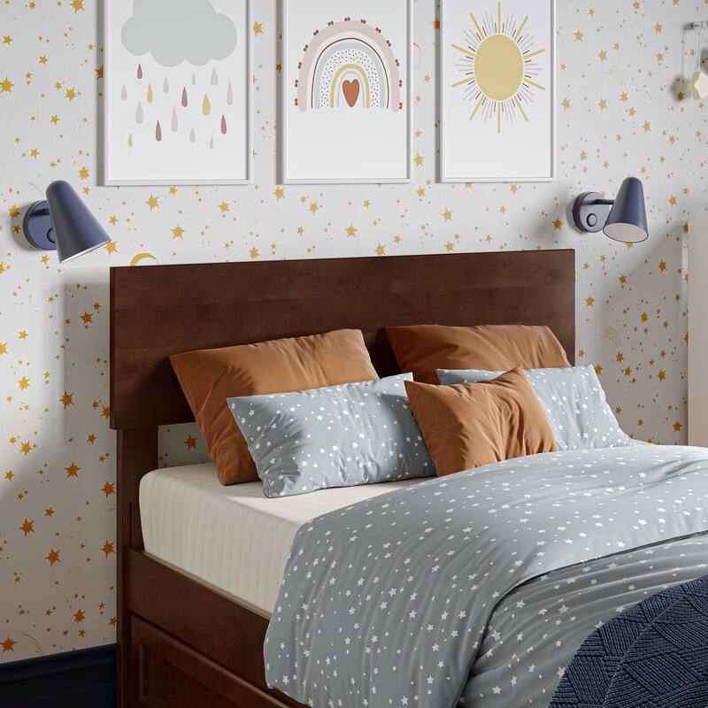 Wesley Platform Bed with Panel Footboard and Storage Drawers