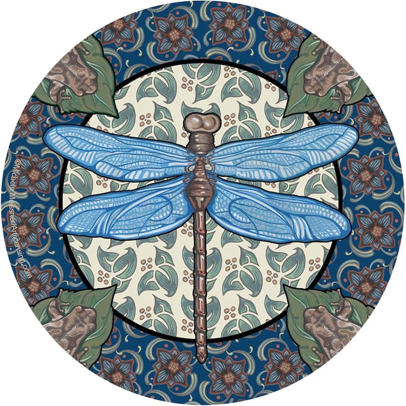 Monogram D - Sandstone Coaster Set Of 4 - Multi