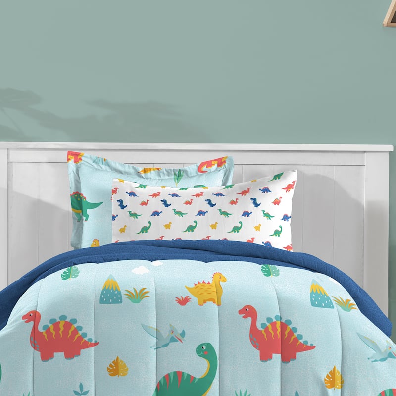 Dream Factory Sweet Dino Bed-In-A-Bag Comforter Set