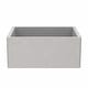 preview thumbnail 7 of 31, NativeStone Farmhouse 24" Kitchen Sink - 24" x 18" x 10.25" Ash