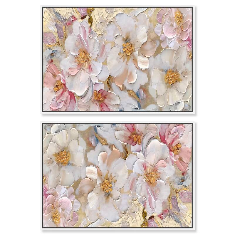 Pink Porcelain Purse and Perfume Canvas by Art Remedy - 12" x 12" - Black