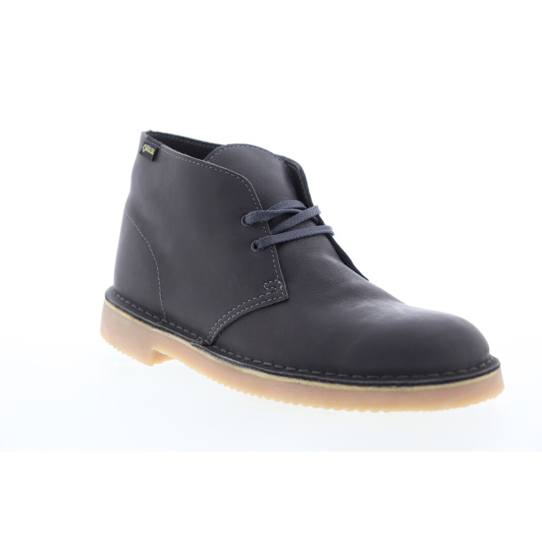 clarks mens grey boots