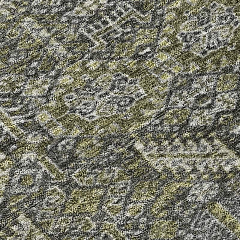 Alsis Garden-Inspired Weather Resistant Classic Meets Modern Outdoor Rug