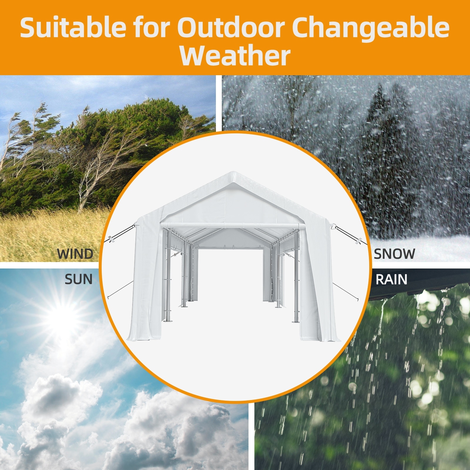 Portable carport canopy shop