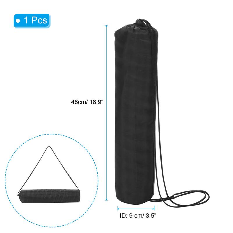 19" Camp Chair Replacement Bag Nylon Foldable Carry Storage Bag with Strap - Black - Black