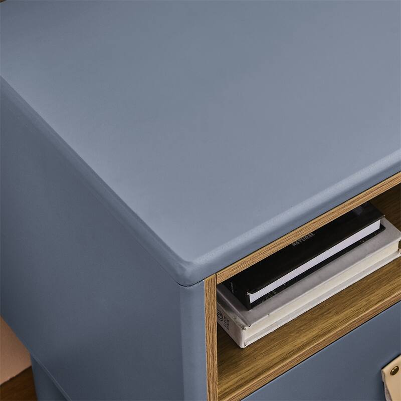 Modern Woode Bedside Table with Drawer and Legs