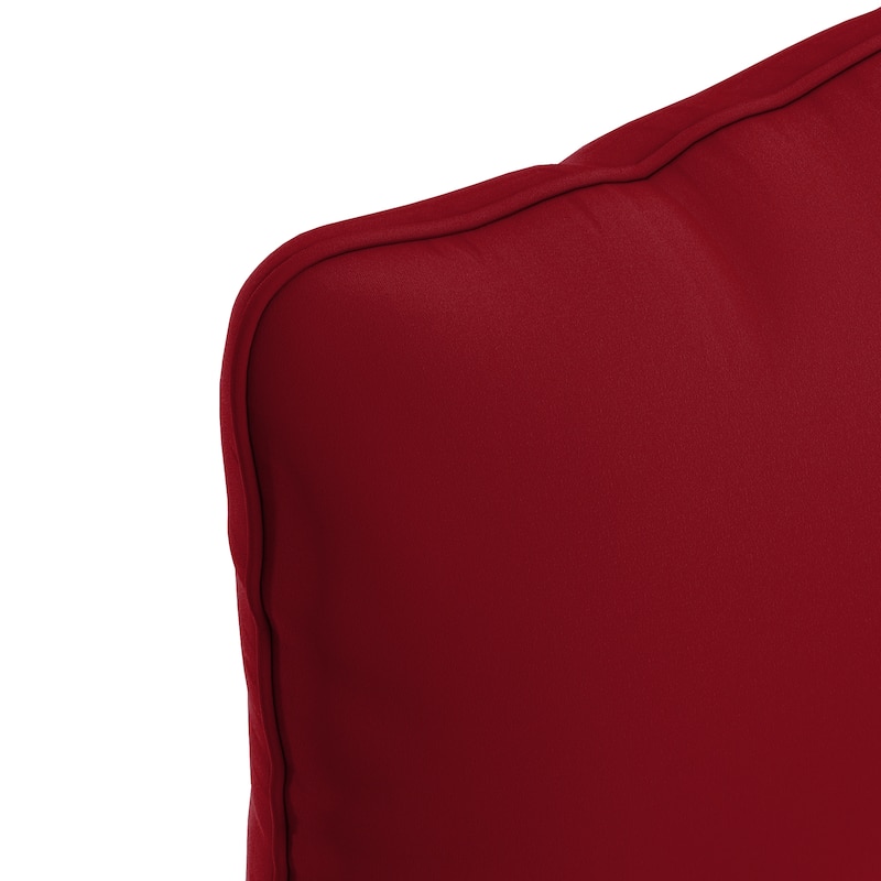 California Umbrella Outdoor Deep Seat Cushion Set, 24" x 48", 5.5" Thick Seat, Solstice Olefin Fabric