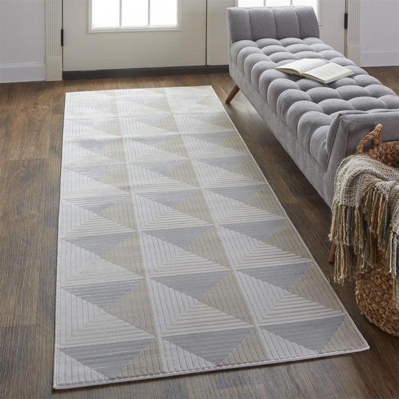 Grand Bazaar Orin Machine Made Geometric Modern Area Rug