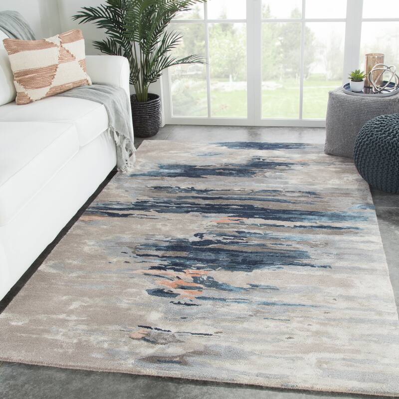 Ryenn Handmade Abstract Area Rug