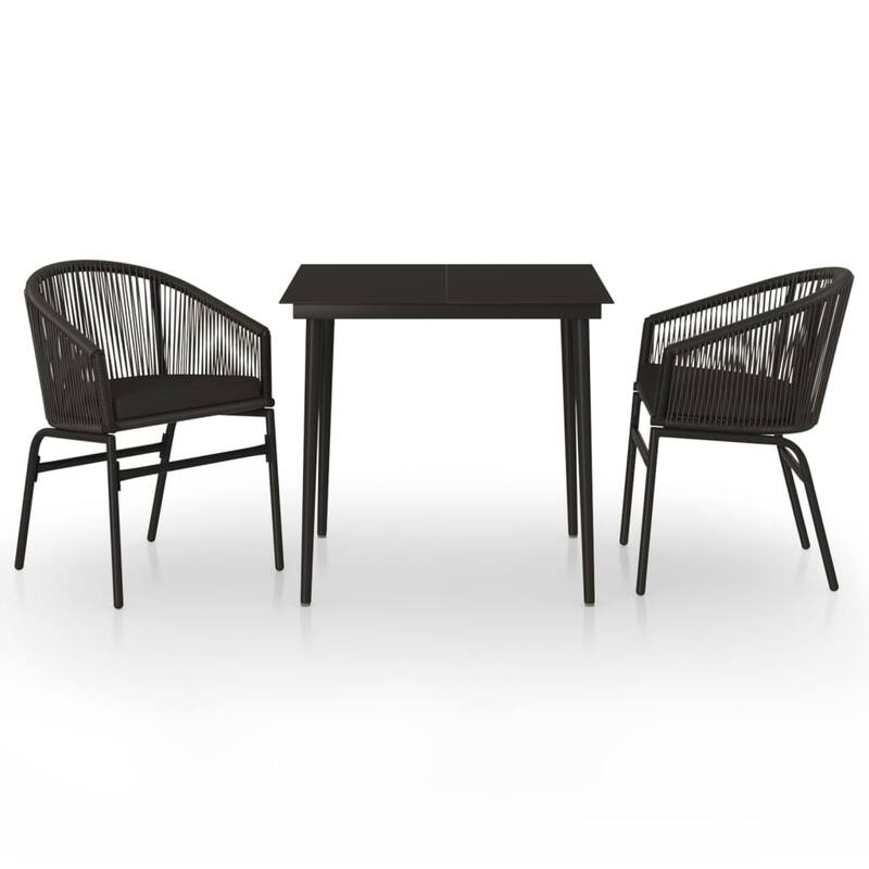 vidaXL Patio Dining Set Outdoor Garden Seat 3/5/7/9 Piece Multi Colors/Sizes