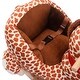 preview thumbnail 3 of 1, Kids Giraffe Rocking Horse Rider Baby Stroller with Wheels - N/A
