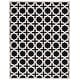 preview thumbnail 37 of 183, SAFAVIEH Handmade Cambridge Trudie Geometric Wool Rug 8' x 10' - Black/Ivory - Rectangle