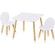 preview thumbnail 5 of 3, 18"H Kids Table with 2 Chairs Set for Toddlers, Boys, Girls, 3 Piece Set - N/A