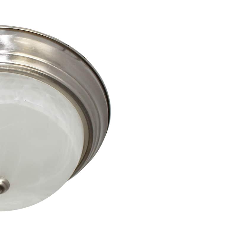 LED Flush Mount Ceiling light in Brushed Nickel