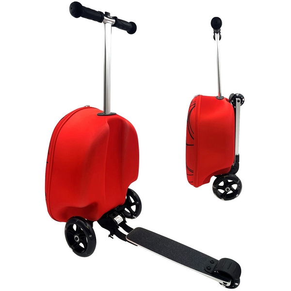 Kid s Licensed 18 Ride On Suitcase Scooter Lightweight Carry On Luggage Scooter with LED Light Up Wheels Bed Bath Beyond 41236078