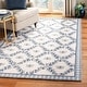 preview thumbnail 5 of 98, SAFAVIEH Handmade Chelsea Aubree French Country Trellis Wool Rug 3'9" x 5'9" - Ivory/Blue - Rectangle