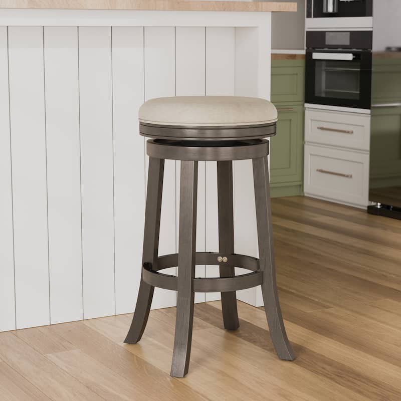 DTY Indoor Living Creede Backless Swivel Stool