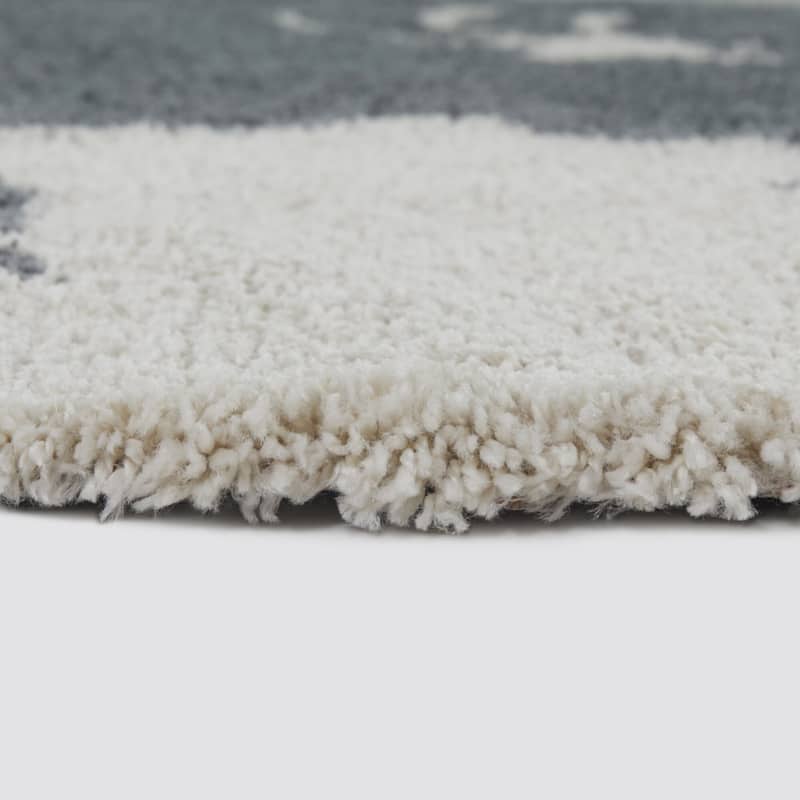 Mod-Tod Moonlight Kids Moon Shag Area Rug - 5'3" Round