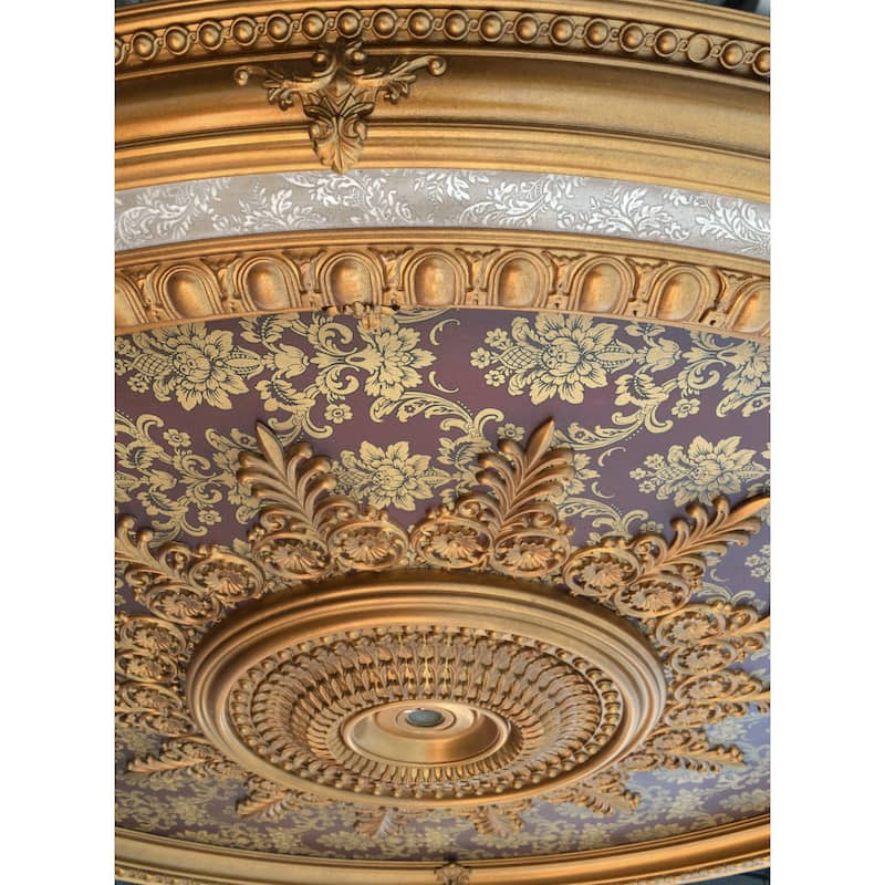 Blanco Oval Chandelier Ceiling Medallion 79 inches