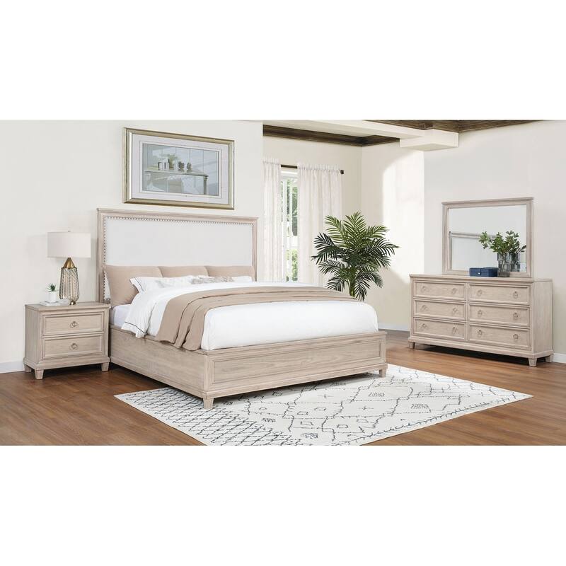Pembroke Bedroom Set Washed Oak