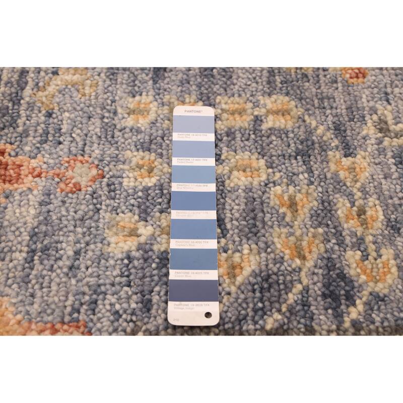 ECARPETGALLERY Hand-knotted Jules Serapi Dark Blue Wool Rug - 6'0 x 8'11