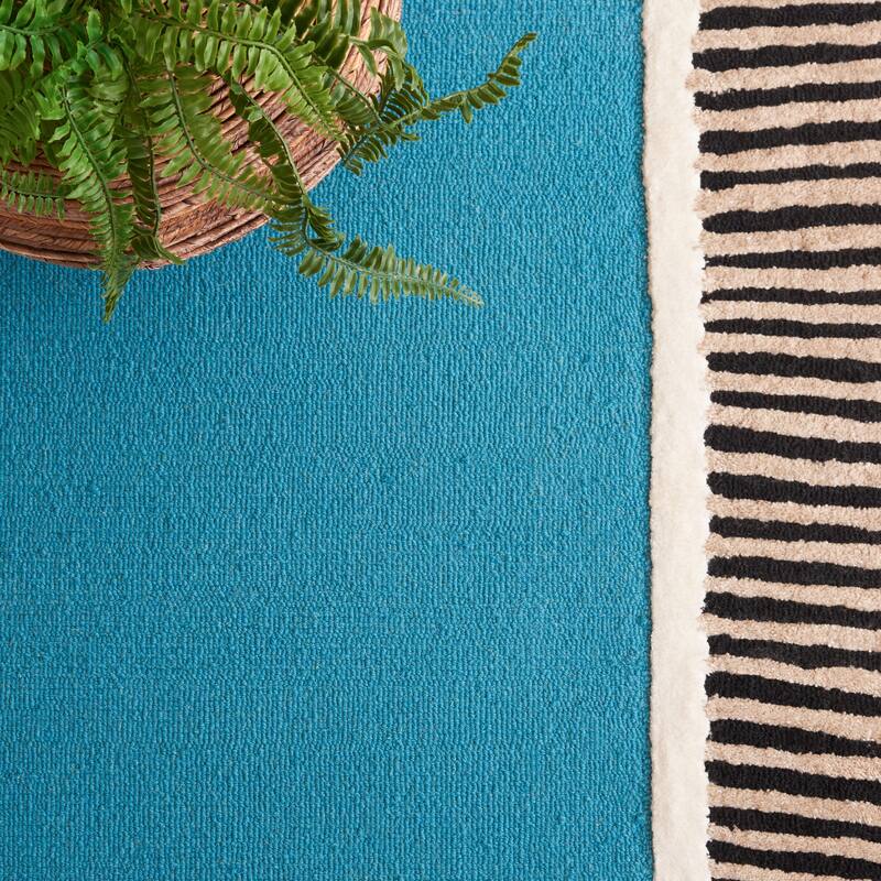 SAFAVIEH Handmade Fifth Avenue Zvjatka Mid-Century Modern Wool Rug