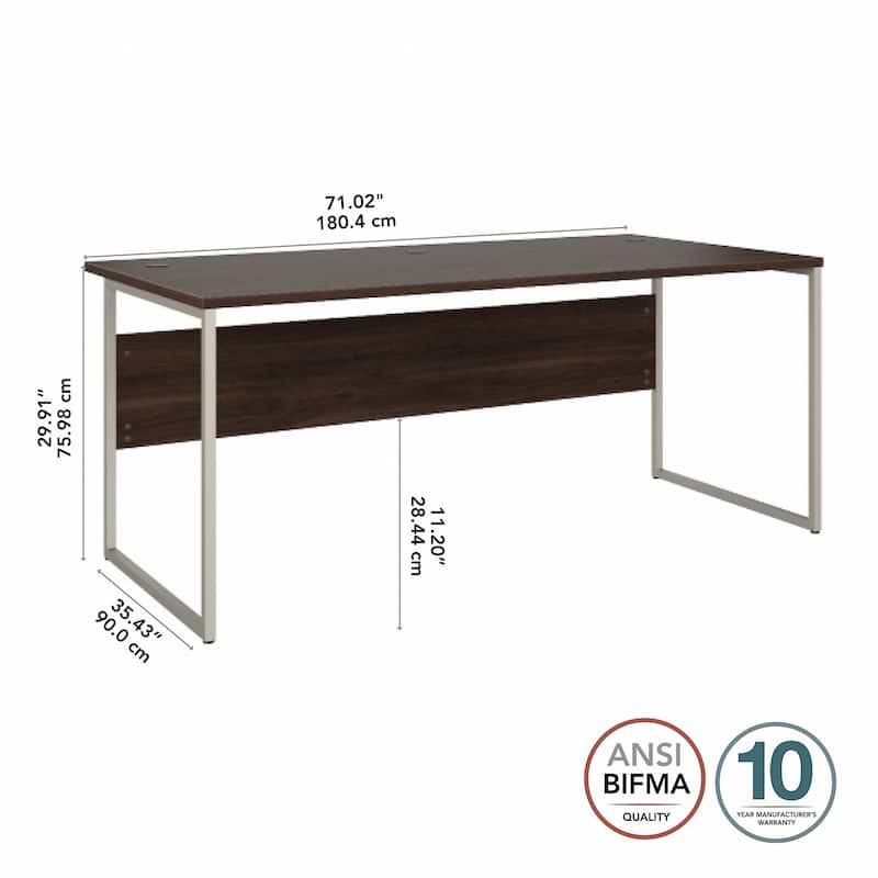 Hybrid 72W x 36D Computer Table Desk by Bush Business Furniture