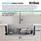 preview thumbnail 86 of 122, KRAUS Bellucci Workstation Undermount Granite Composite Kitchen Sink