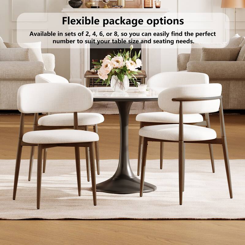 GDFStudio - Rowan Contemporary Upholstered Counter Height Bar Stool Set with Metal Legs and Supportive Back Design
