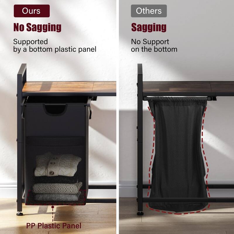 Laundry Sorter 112L/142L Laundry Hamper Organizer Laundry Basket with Removable Bags