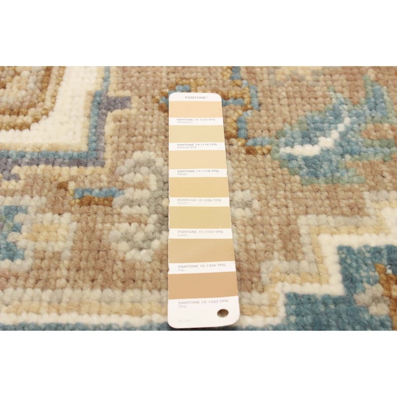 ECARPETGALLERY Hand-knotted Jules Serapi Beige Wool Rug - 5'2 x 7'11
