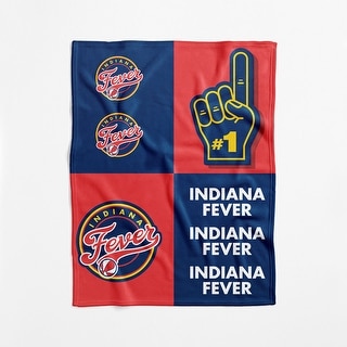 WNBA Indiana Fever Domino Swaddle Blanket