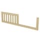 preview thumbnail 44 of 48, Toddler Bed with Guardrail & Shelf, Convertible Crib/Full Size Bed