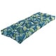preview thumbnail 1 of 2, Tufted Indoor/Outdoor Bench Cushion (Multiple widths from 46 to 60 inch) 46-inch - Skyworks Caribbean