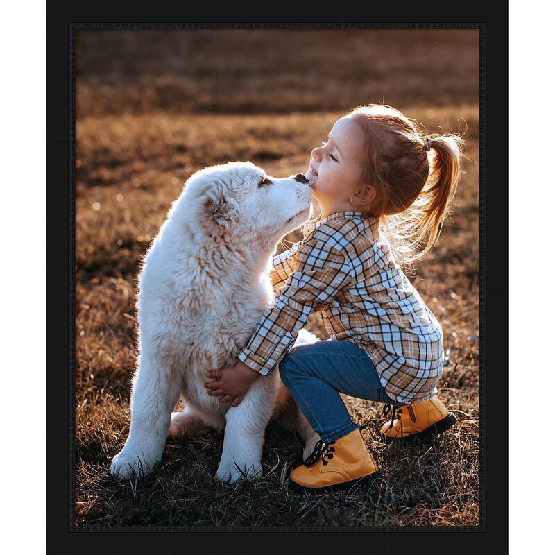 Avon Black Narrow Framed Picture Frame, Photo Frame - 18x22