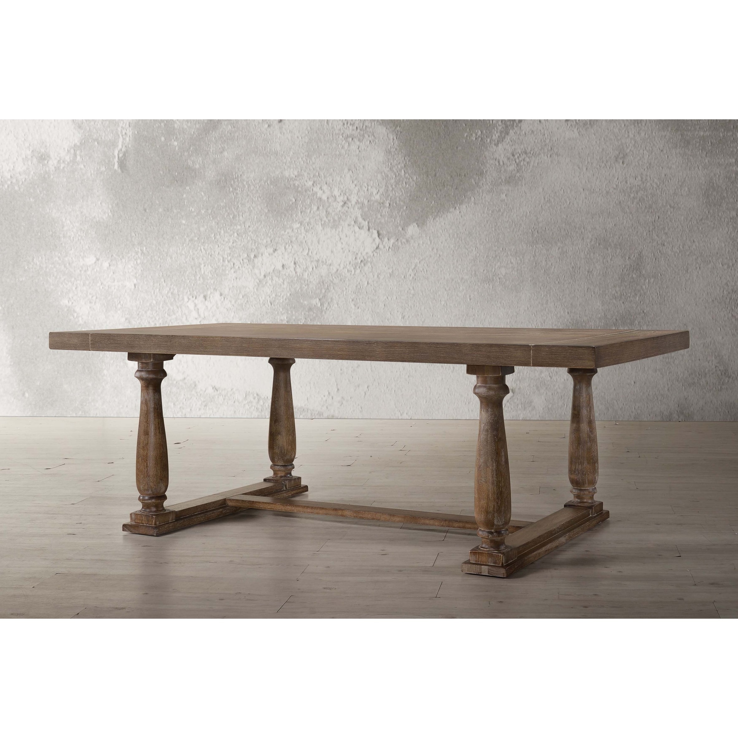 Weathered oak dining hot sale set