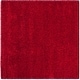 preview thumbnail 64 of 170, SAFAVIEH California Shag Izat 2-inch Thick Area Rug 6'7" x 6'7" Square - Red