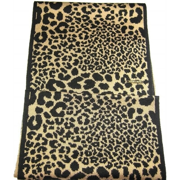 michael kors leopard print scarf